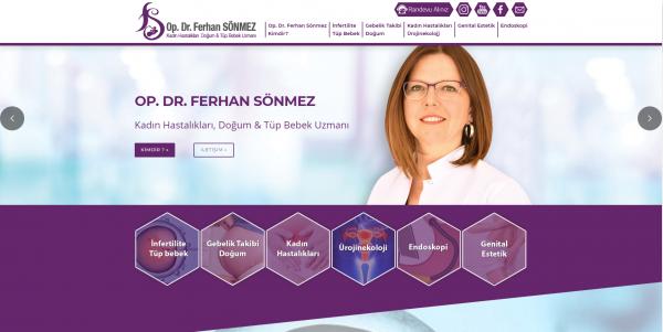 Doktor Ferhan Sönmez Web Site Tasarımı Özel Tasarım