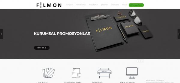 Kurumsal web site tasarımı Filmon Matbaa