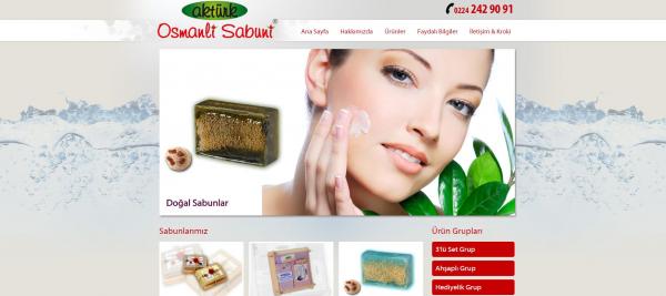 Web Site Tasarımı  Osmanlı Sabunu
