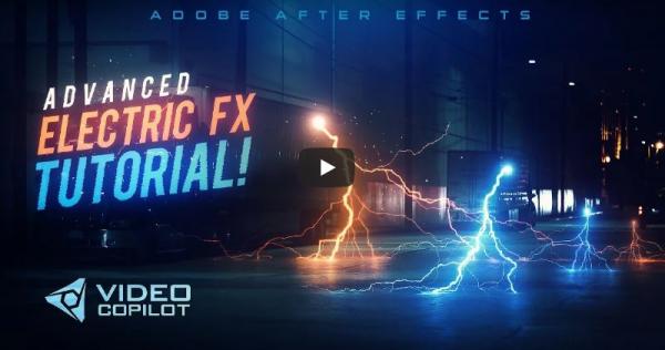 After Effects Elektrik Yıldırım Efekti Advanced Lightning