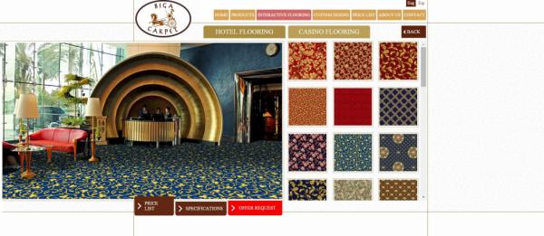 Biga Carpet web tasarım