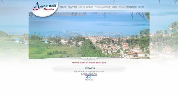 bursa web site tasarımı ayka otel